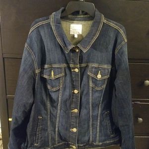 Dark wash jean jacket